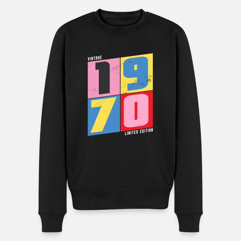 Millésime 1970 - Pull Premium bio Homme - noir