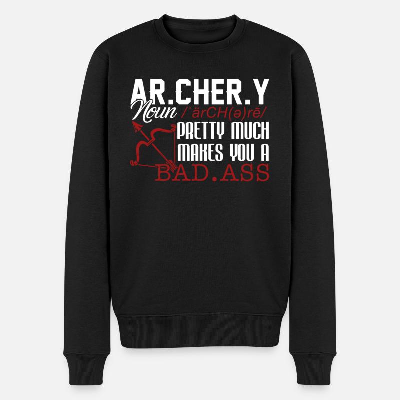 Archery Archery Definition - Men's Premium Organic Jumper - black