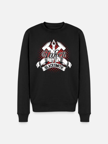 Blacksmith Taken By A Blacksmith - Men's Premium Organic Jumper - black
