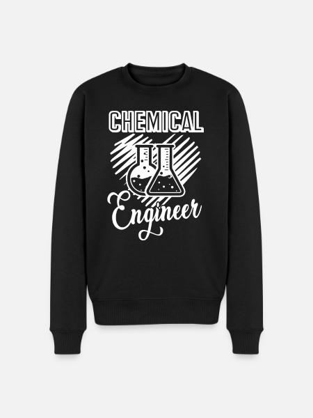 Chemical Engineer Chemical Engineer Heart - Men's Premium Organic Jumper - black