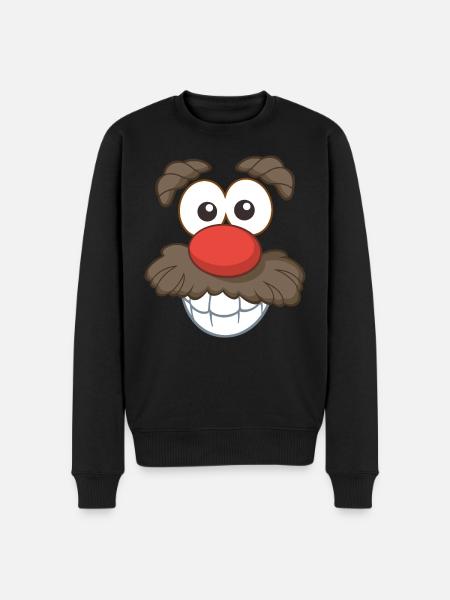 Mr. Potato Head Happy Face - Pull Premium bio Homme - noir