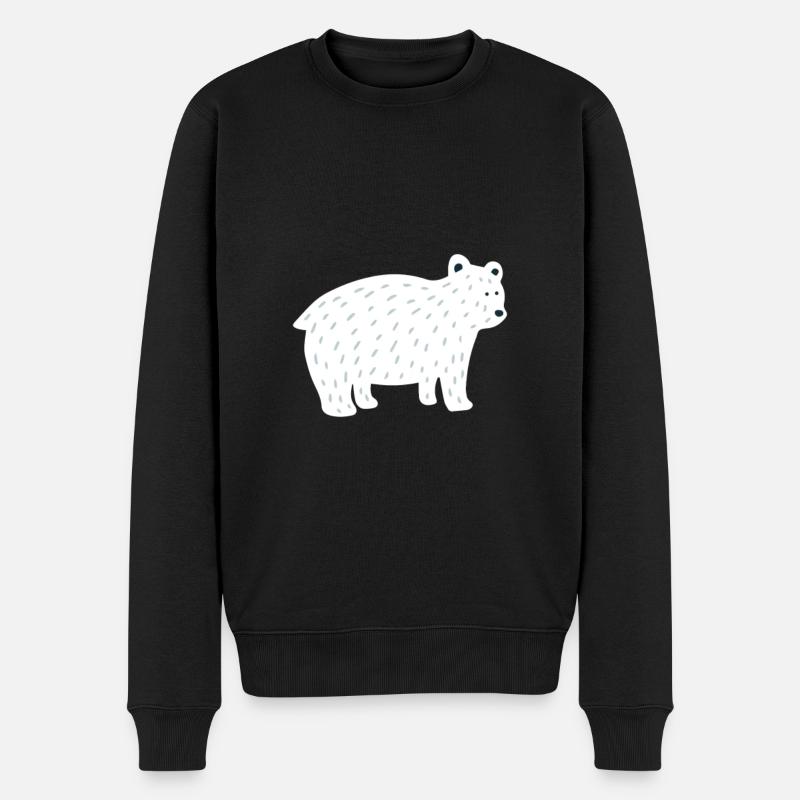 Eisbär | Bestseller | - Männer Premium Bio Pullover - Schwarz
