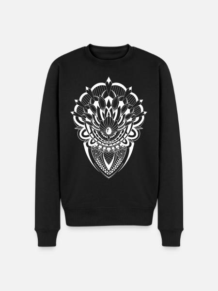PolygeoTribal - Men's Premium Organic Jumper - black