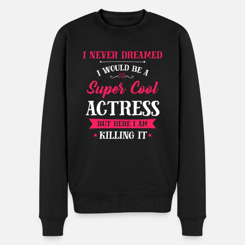 Actress - Super Cool Actress - Pull Premium bio Homme - noir