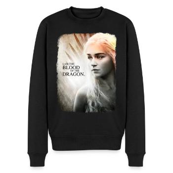 Game Of Thrones Daenerys Targaryen Quote - Men's Premium Organic Jumper - black - Front - Nico (187cm)