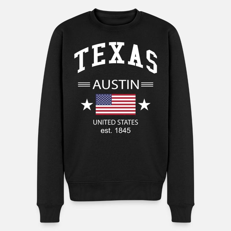 Texas - Pull Premium bio Homme - noir