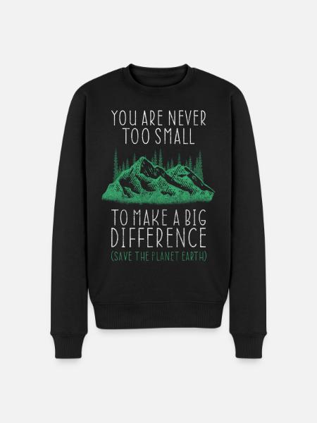 Nature Conservation Planet Ocean - Men's Premium Organic Jumper - black