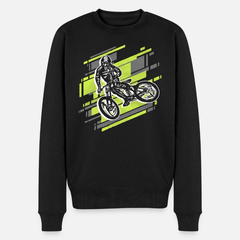 VTT Garçons VTT - Pull Premium bio Homme - noir