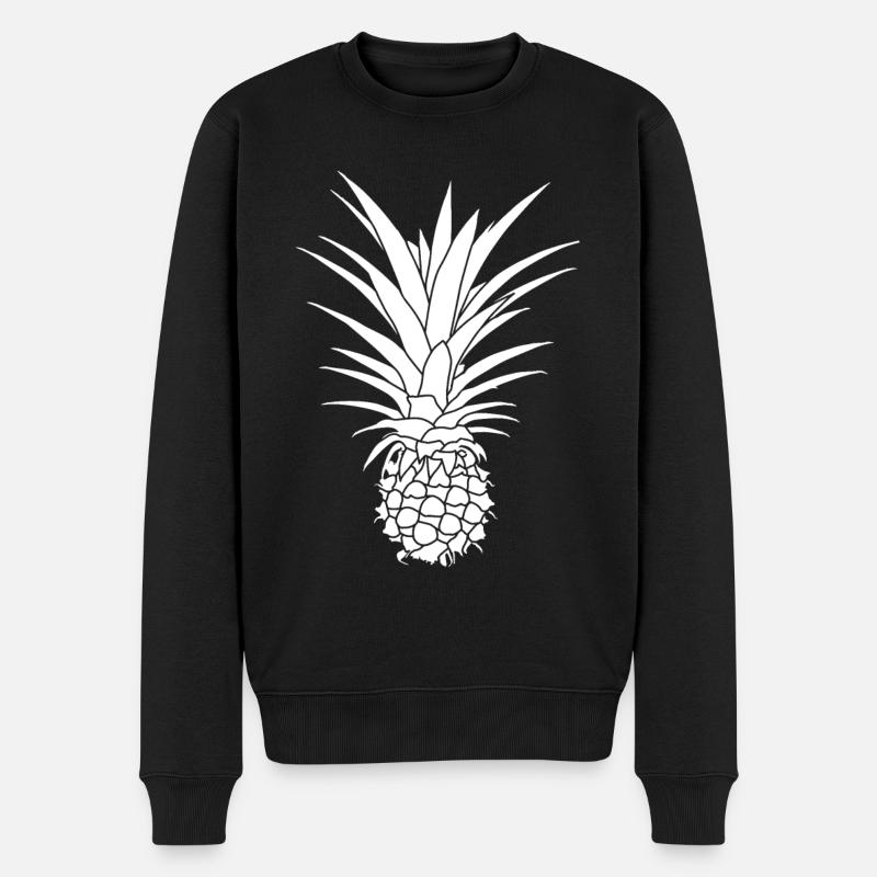 Cadeau graphique Ananas - Pull Premium bio Homme - noir