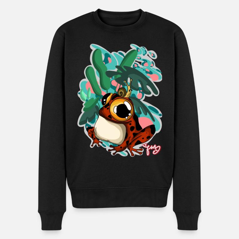 grenouille - Pull Premium bio Homme - noir