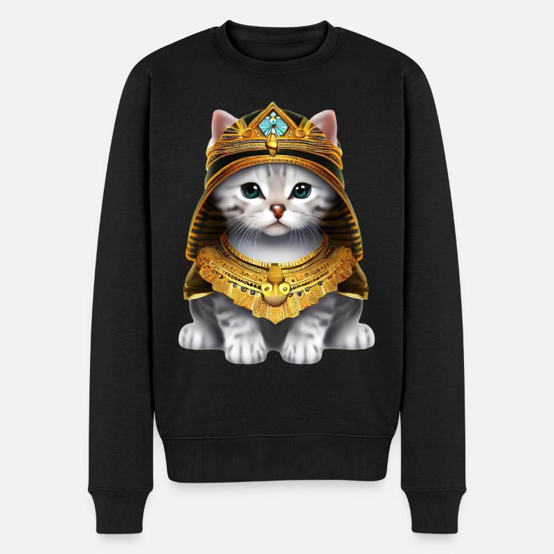 Chat pharaon égyptien - Pull Premium bio Homme - noir