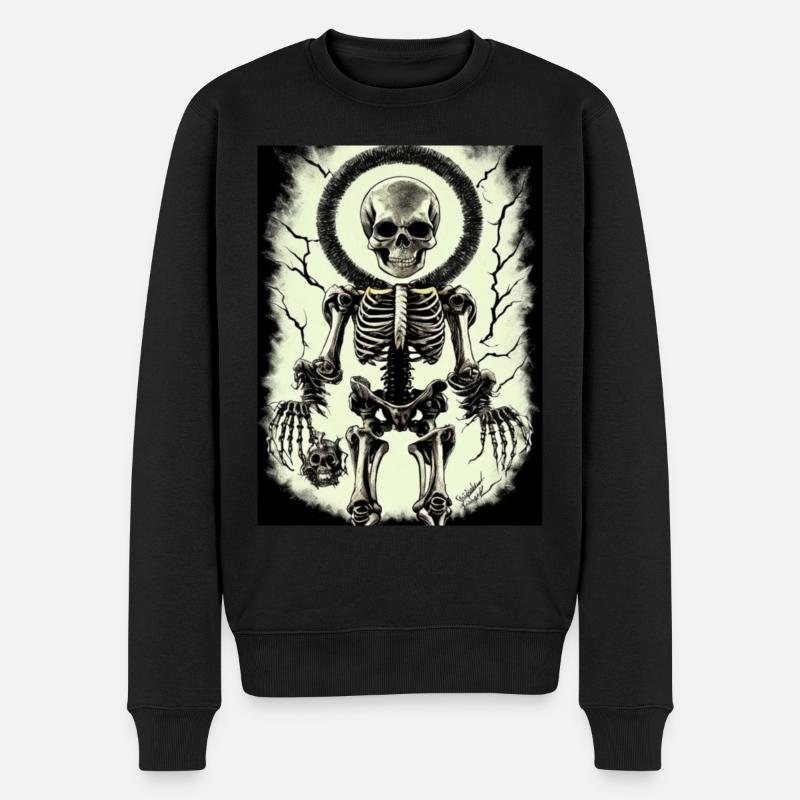 Squelette angélique - Pull Premium bio Homme - noir
