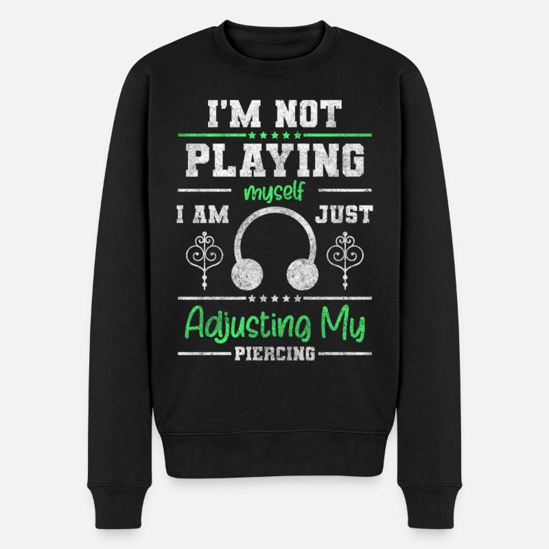 Piercing Art Piercing Studio - Pull Premium bio Homme - noir
