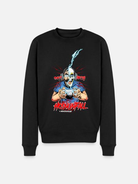 Birger HorrorOktober Hosenunfall - Männer Premium Bio Pullover - Schwarz