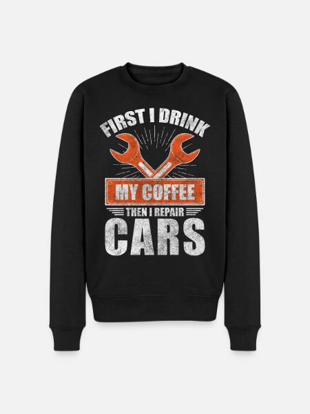 Mechanic, craftsman, mechatronics engineer, hobbyist - Men's Premium Organic Jumper - black