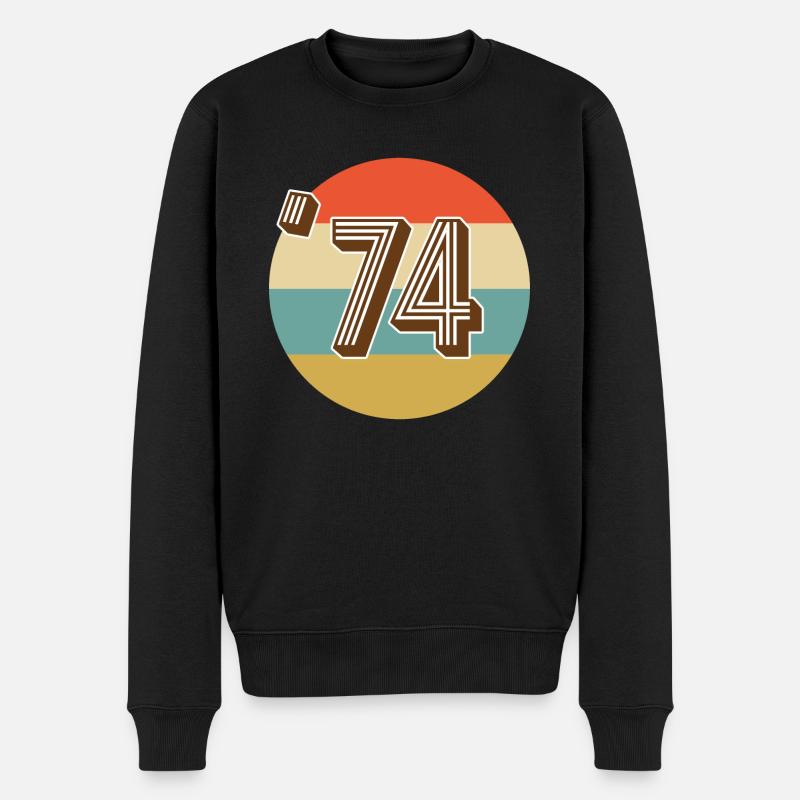 Millésime 1974 - Pull Premium bio Homme - noir