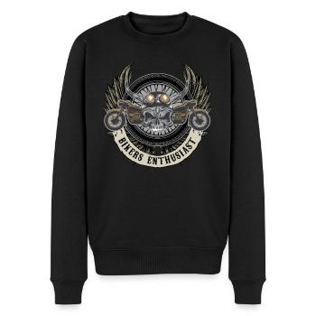 Biker Schädel Biker Enthusiast Biker Biker Boyz - Pull Premium bio Homme - noir - Devant - Nico (187cm)
