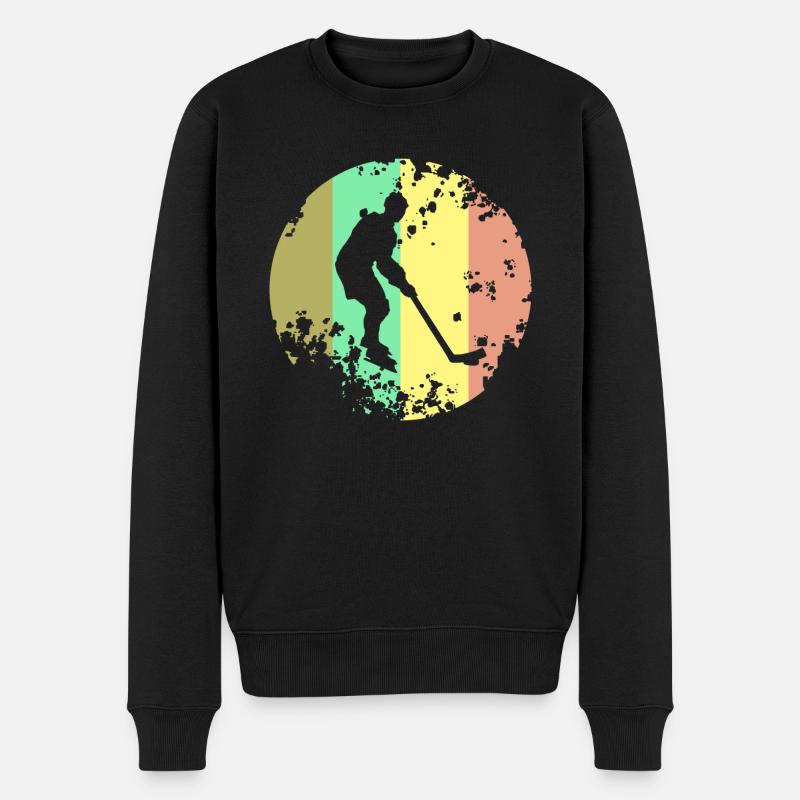 Hockey sur glace - Pull Premium bio Homme - noir