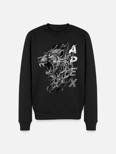 Primal Apex baboon - Men's Premium Organic Jumper - black