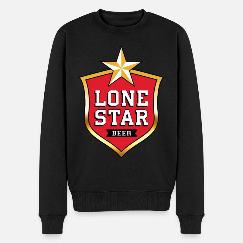 Lone Star Beer Or - Pull Premium bio Homme - noir