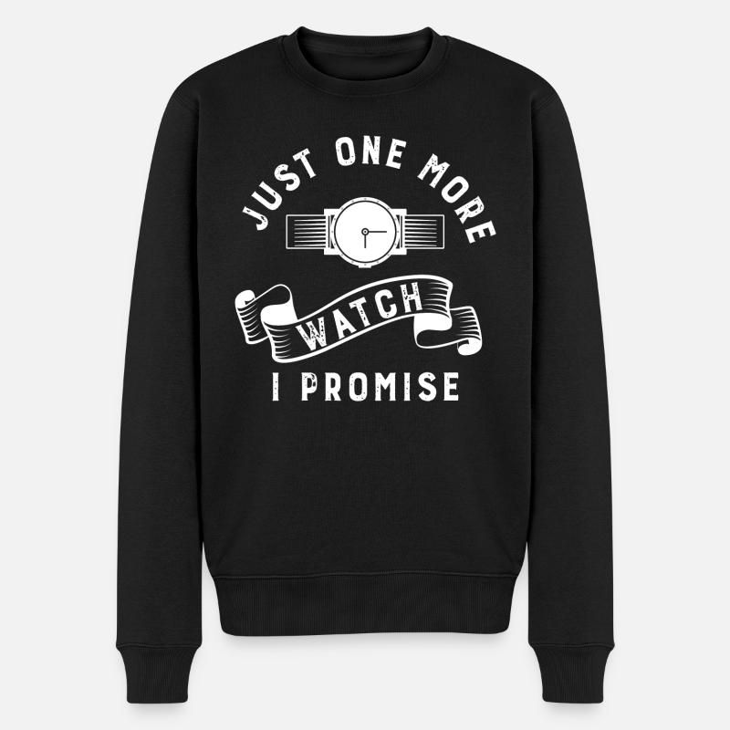 Une montre de plus - Pull Premium bio Homme - noir