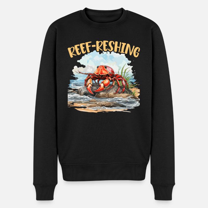 Mignon bernard-l’ermite crabes crustacés - Pull Premium bio Homme - noir