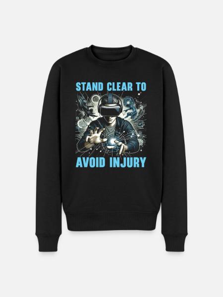 Vr-gamer Vr-gaming-videospiel-spieler nerd - Männer Premium Bio Pullover - Schwarz