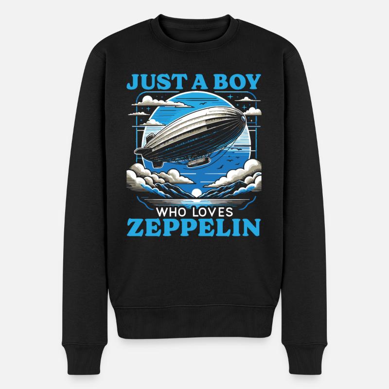 Zeppelin pour les garçons - Pull Premium bio Homme - noir