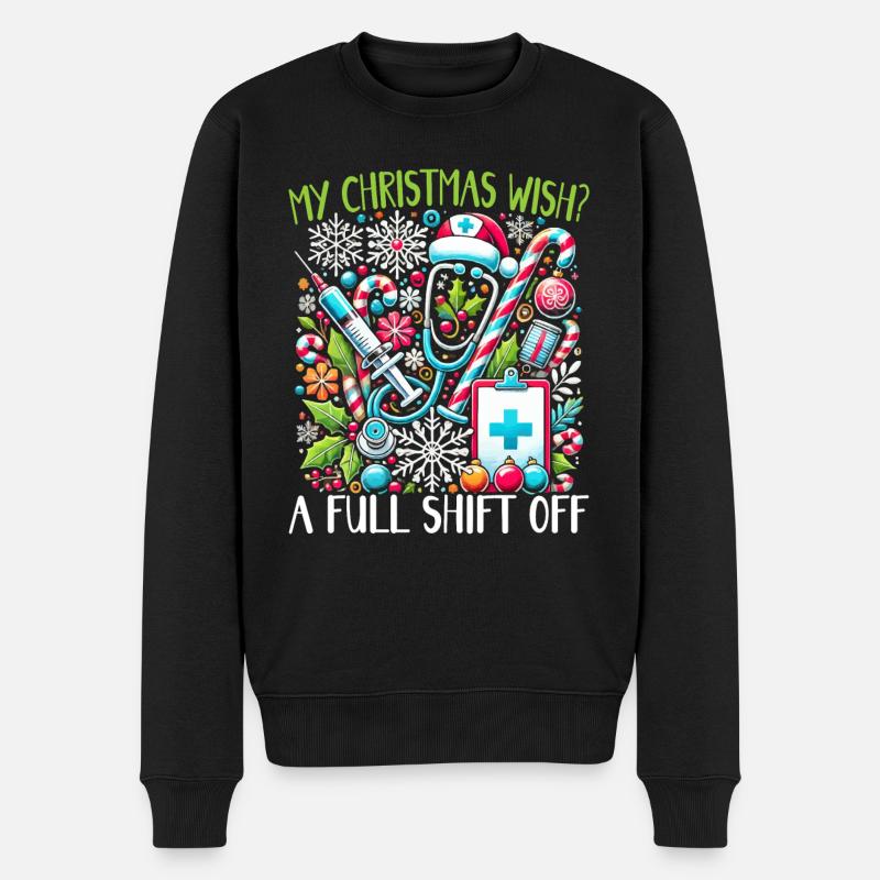 Jollier - Pull Premium bio Homme - noir