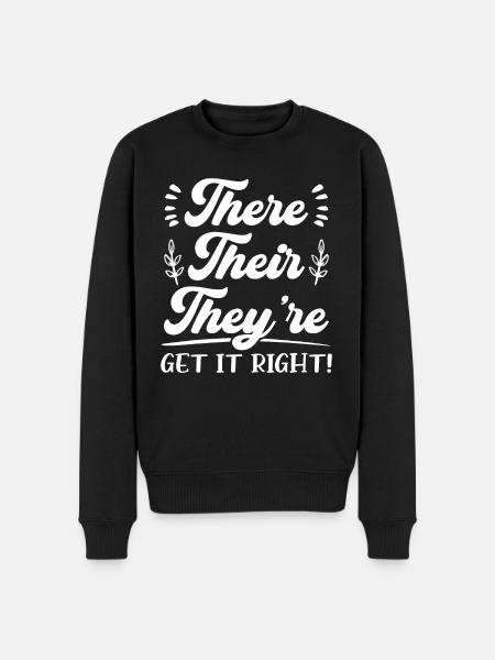 Grammar, Police, English Teachers, - Men's Premium Organic Jumper - black