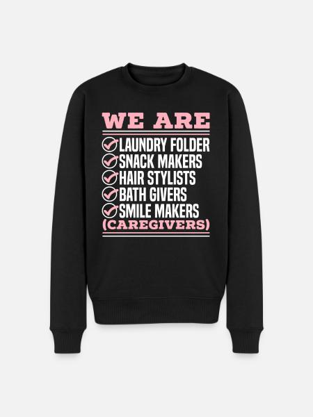 Feiten Verpleging, Verpleging, Verzorger - Mannen Premium Bio sweater - zwart