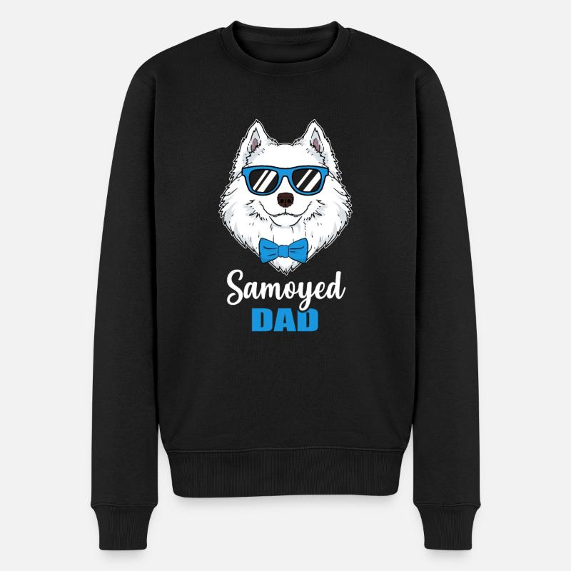 Samojede chiens cadeau papa - Pull Premium bio Homme - noir