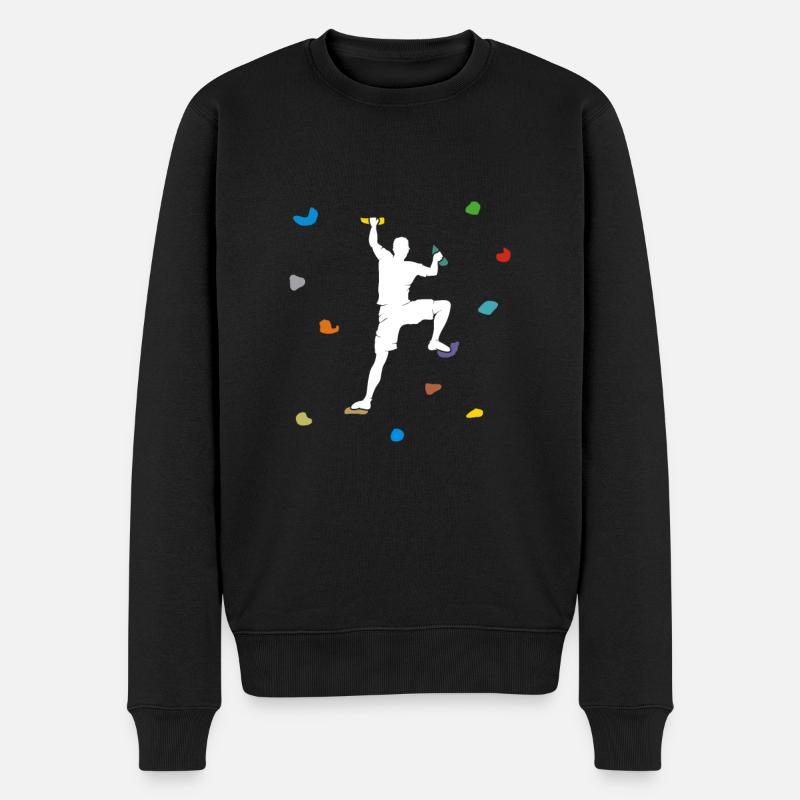 Bouldern Boulder hall mur cadeau - Pull Premium bio Homme - noir