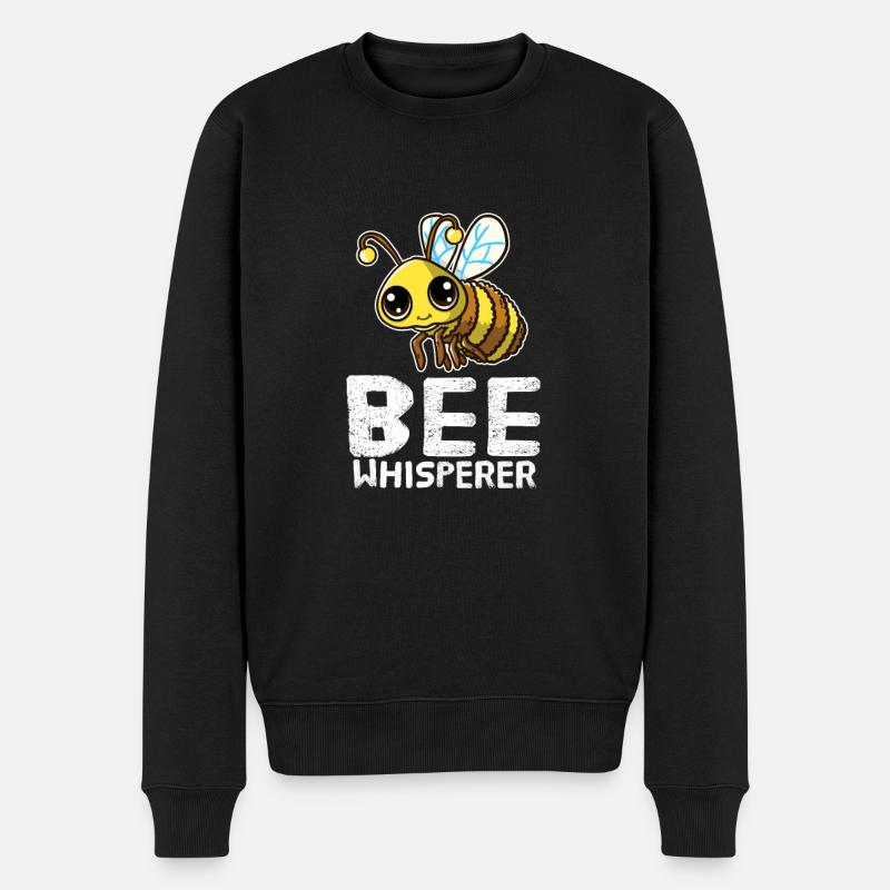 Bee Whisperer Bienenflüsterer Binen Imker Honig - Männer Premium Bio Pullover - Schwarz