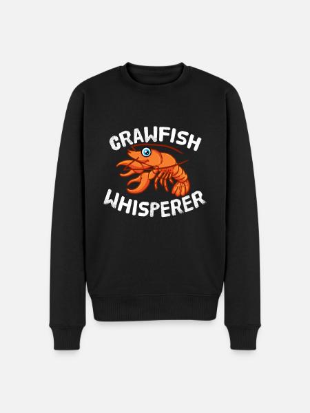 Funny Crawfish Lover Crawfish Whisperer - Men's Premium Organic Jumper - black