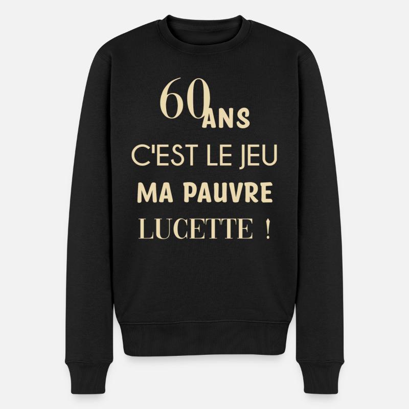 60 ans anniversaire - Pull Premium bio Homme - noir