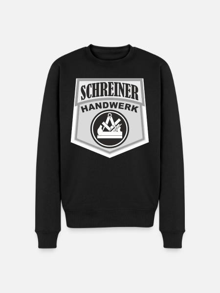 SCHREINER HANDWERK - Männer Premium Bio Pullover - Schwarz