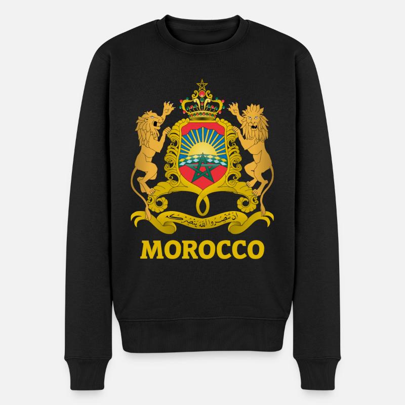 Maroc - Pull Premium bio Homme - noir