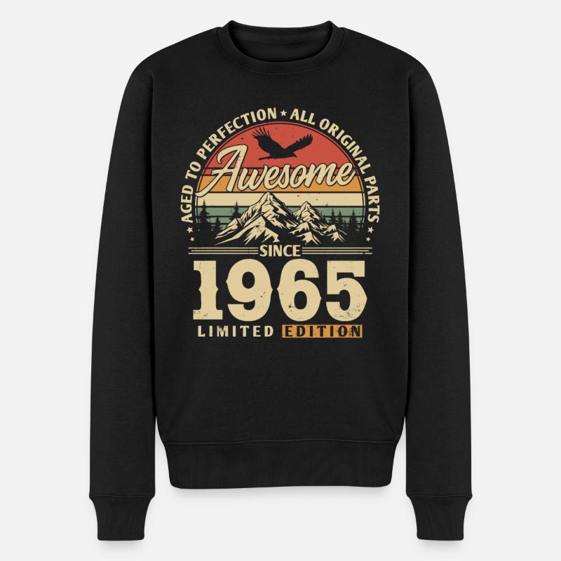 Excellent depuis 1965 - Pull Premium bio Homme - noir