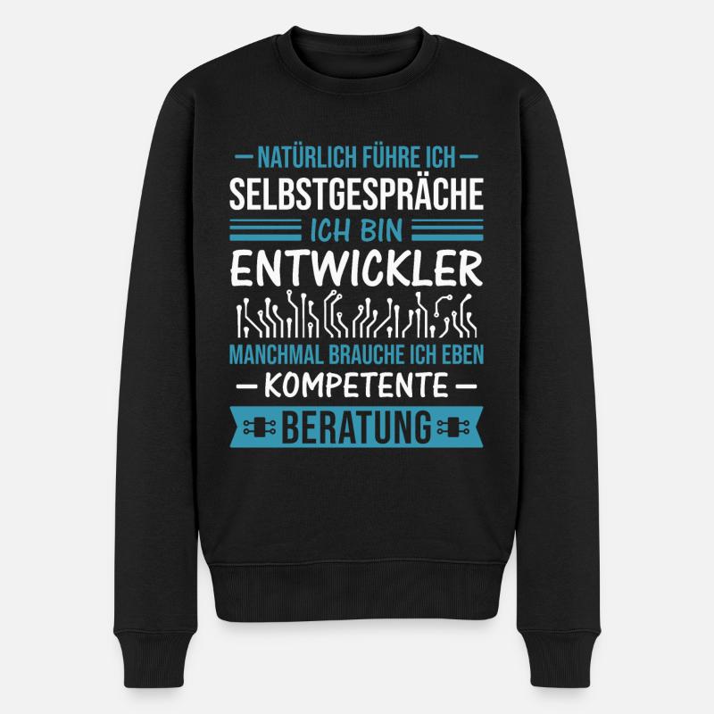 Elektronik Hardware Entwickler Elektrotechnik - Männer Premium Bio Pullover - Schwarz