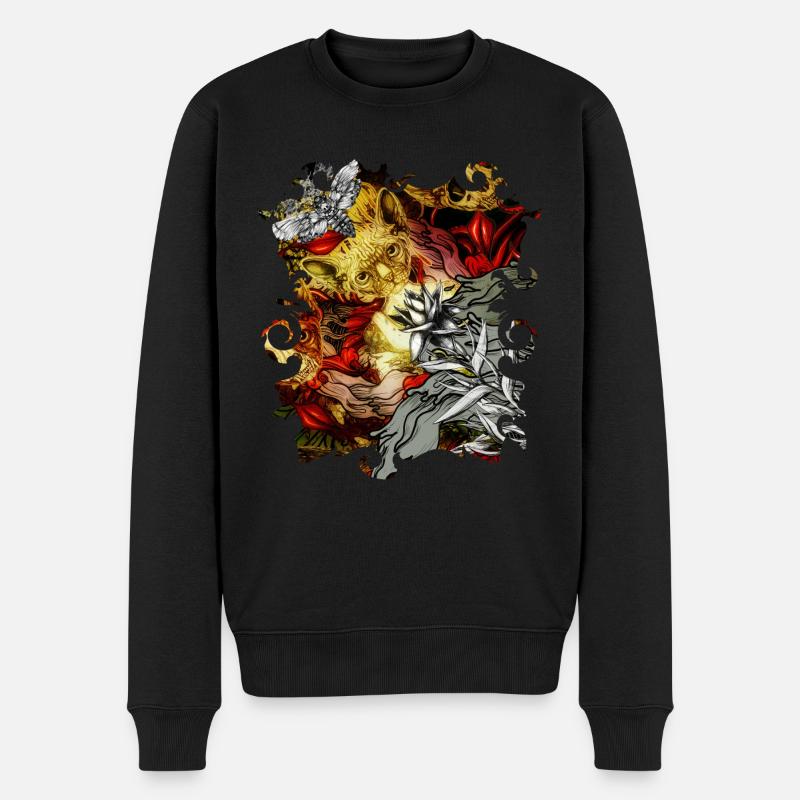 Quatrième mélange - Pull Premium bio Homme - noir