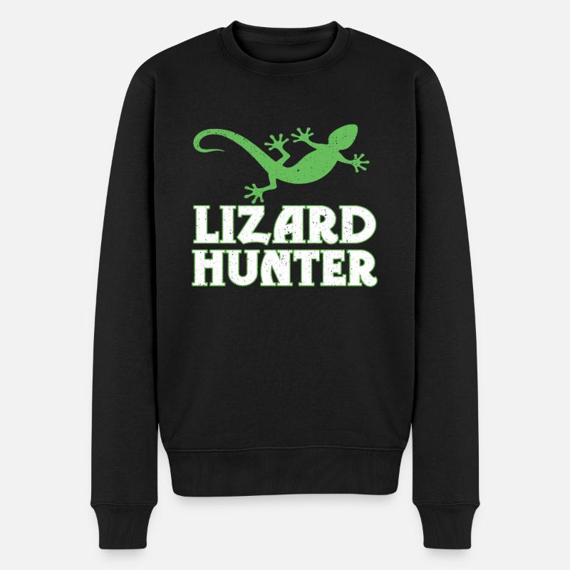 Lézard - Pull Premium bio Homme - noir
