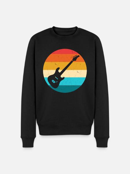Guitare - Pull Premium bio Homme - noir
