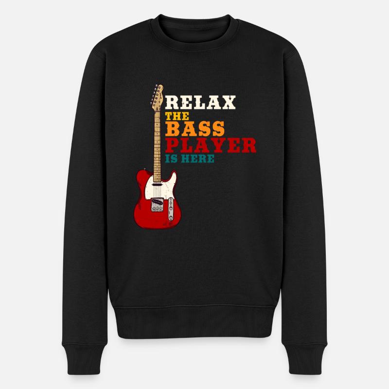 Bassist - Pull Premium bio Homme - noir