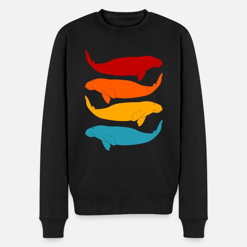 Seekühe - Männer Premium Bio Pullover - Schwarz