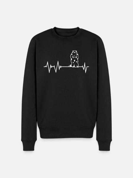 Marmot heartbeat - Men's Premium Organic Jumper - black