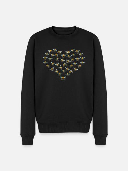 Abeilles - Pull Premium bio Homme - noir