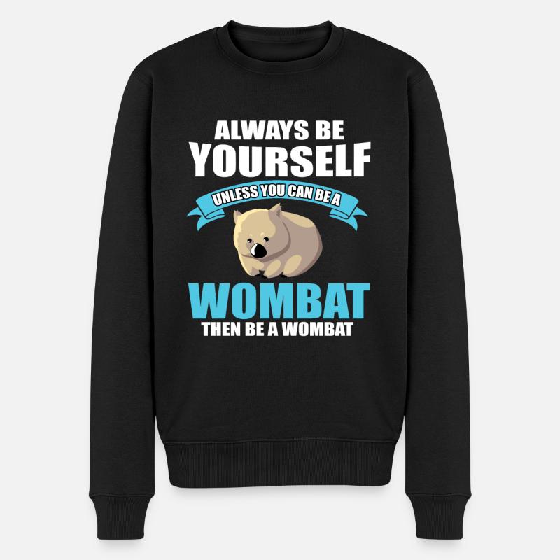 Wombat - Pull Premium bio Homme - noir