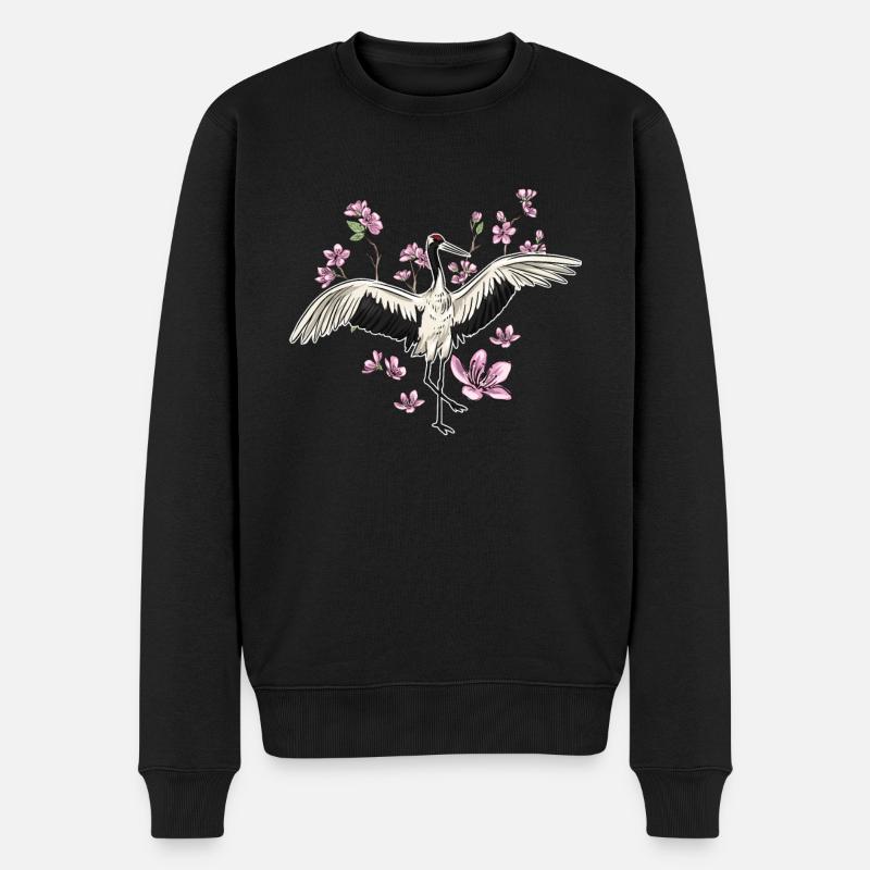 Grue - Pull Premium bio Homme - noir