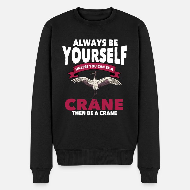 Grue - Pull Premium bio Homme - noir